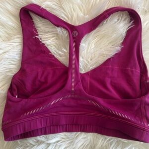 lululemon athletica Magenta Sports Bra